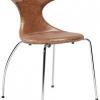 A-FLAIR-CHAIR-light-brown-leather-w.-chrome-legs-3