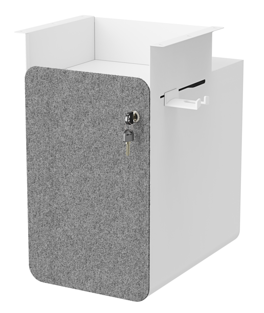 New Office Metalskab med lås Hvid 1 New Office Metalskab med lås Hvid 1