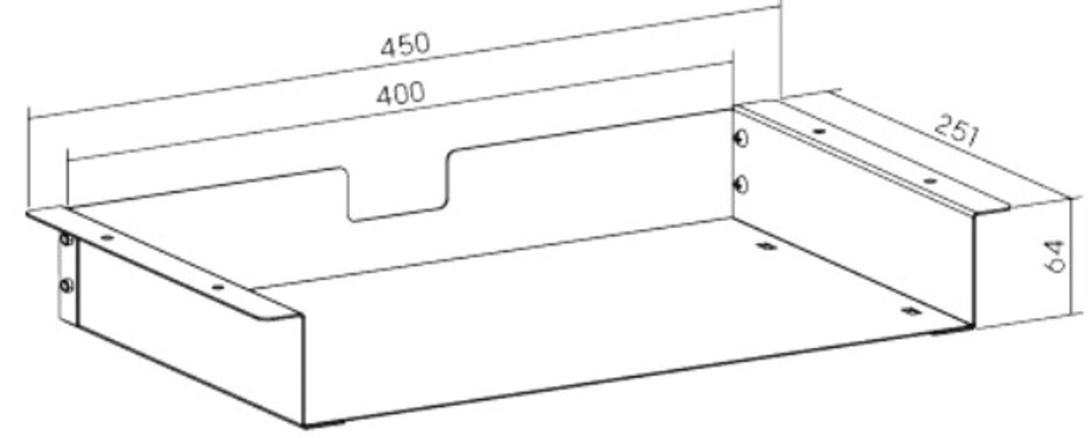 New Office metalhylde 3